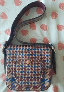 Tory Burch-Mini Sawyer Houndstooth Bag, $458